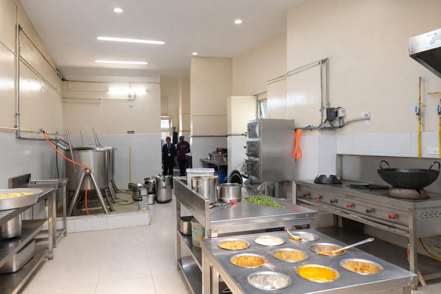 Shared kitchen and dining at Ruby