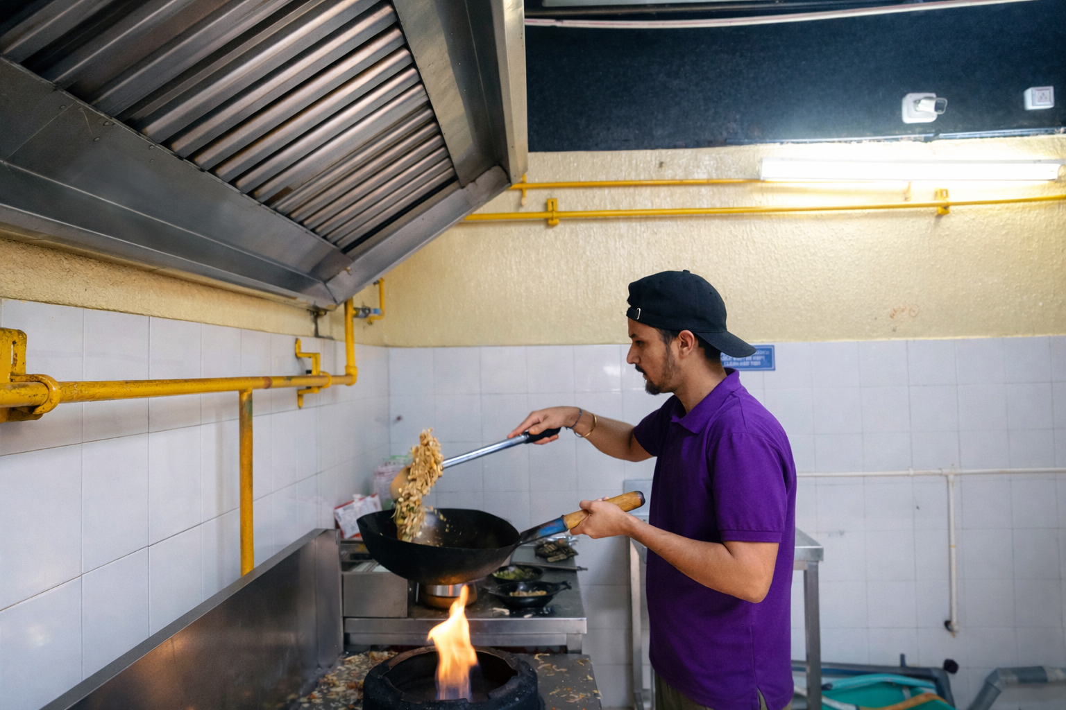 Shared kitchen and dining at Emerald