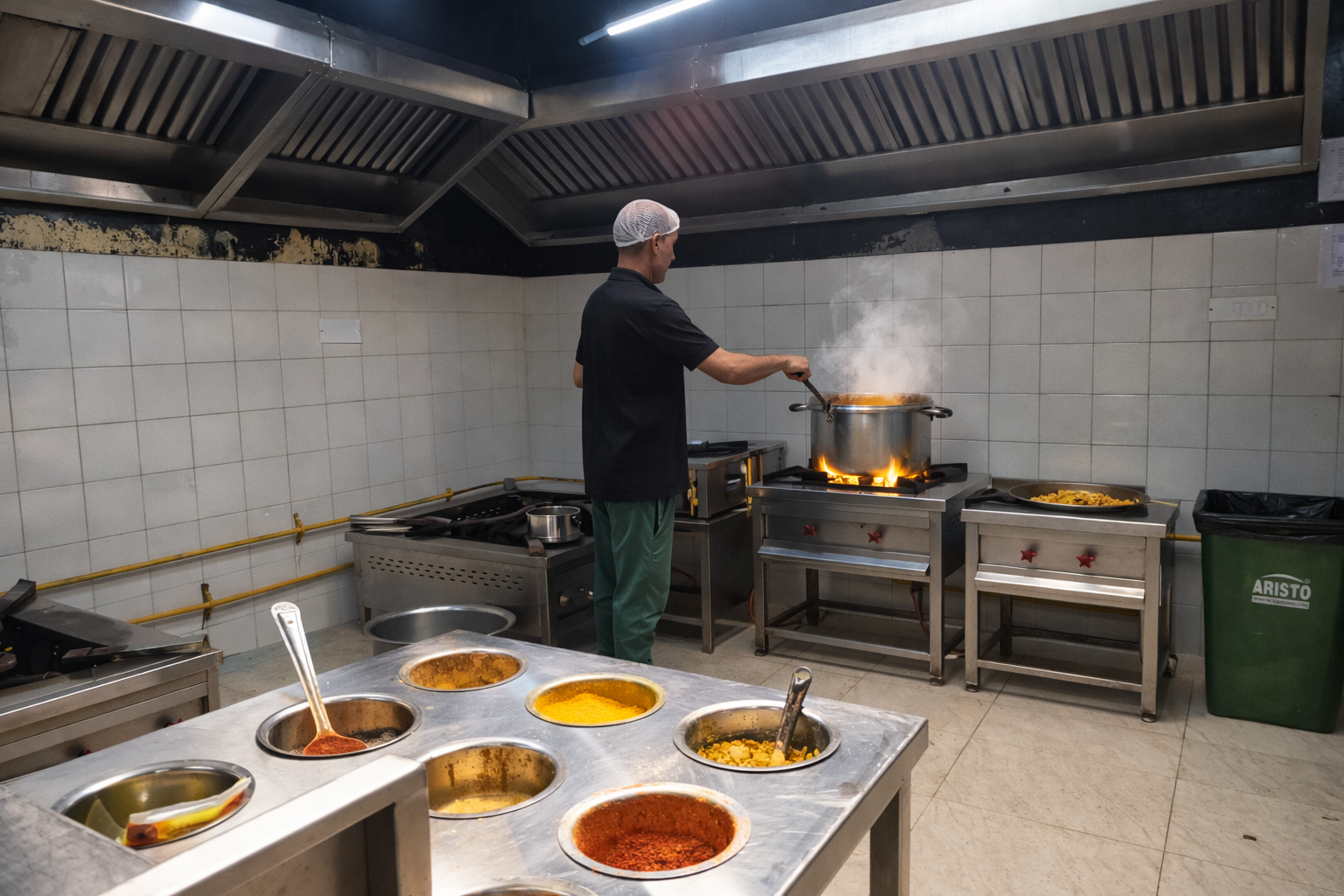 Shared kitchen and dining at Ruby